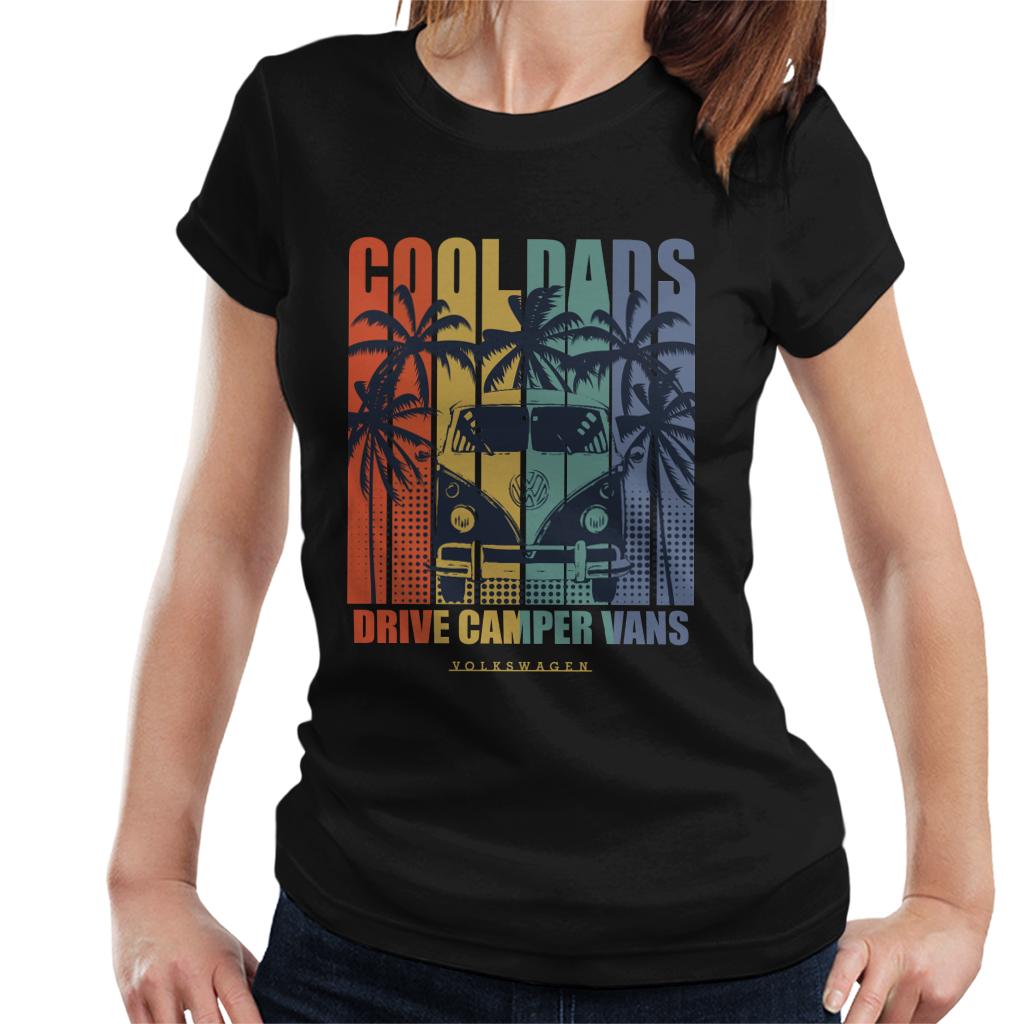 Volkswagen-Cool-Dads-Drive-Campervans-Womens-T-Shirt