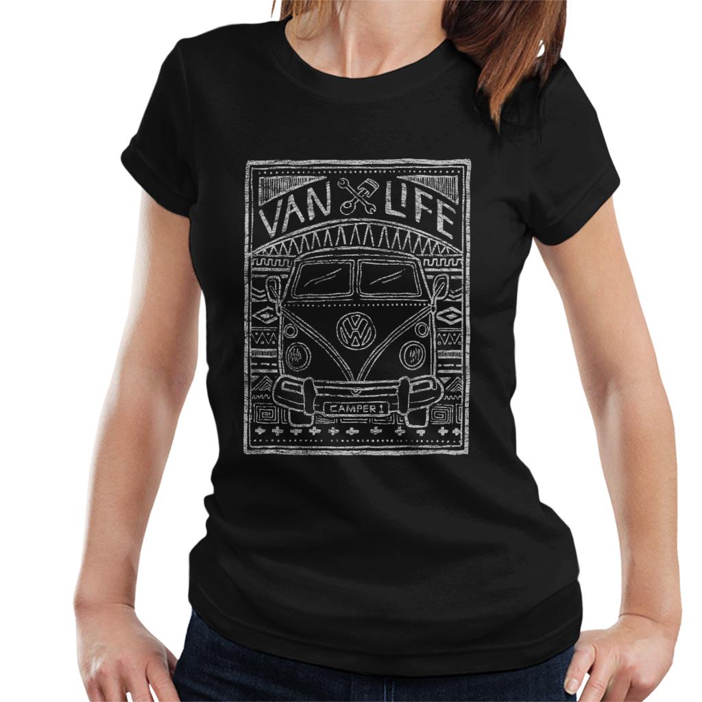 Volkswagen-Aztec-Doodle-Womens-T-Shirt