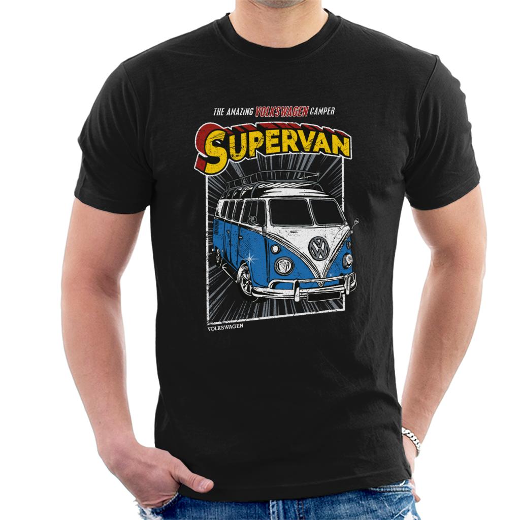 Volkswagen-Supervan-Camper-Mens-T-Shirt