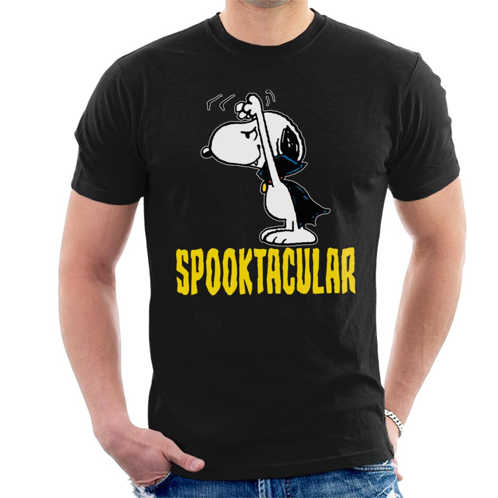 Peanuts-Spooktacular-Halloween-Snoopy-Mens-T-Shirt