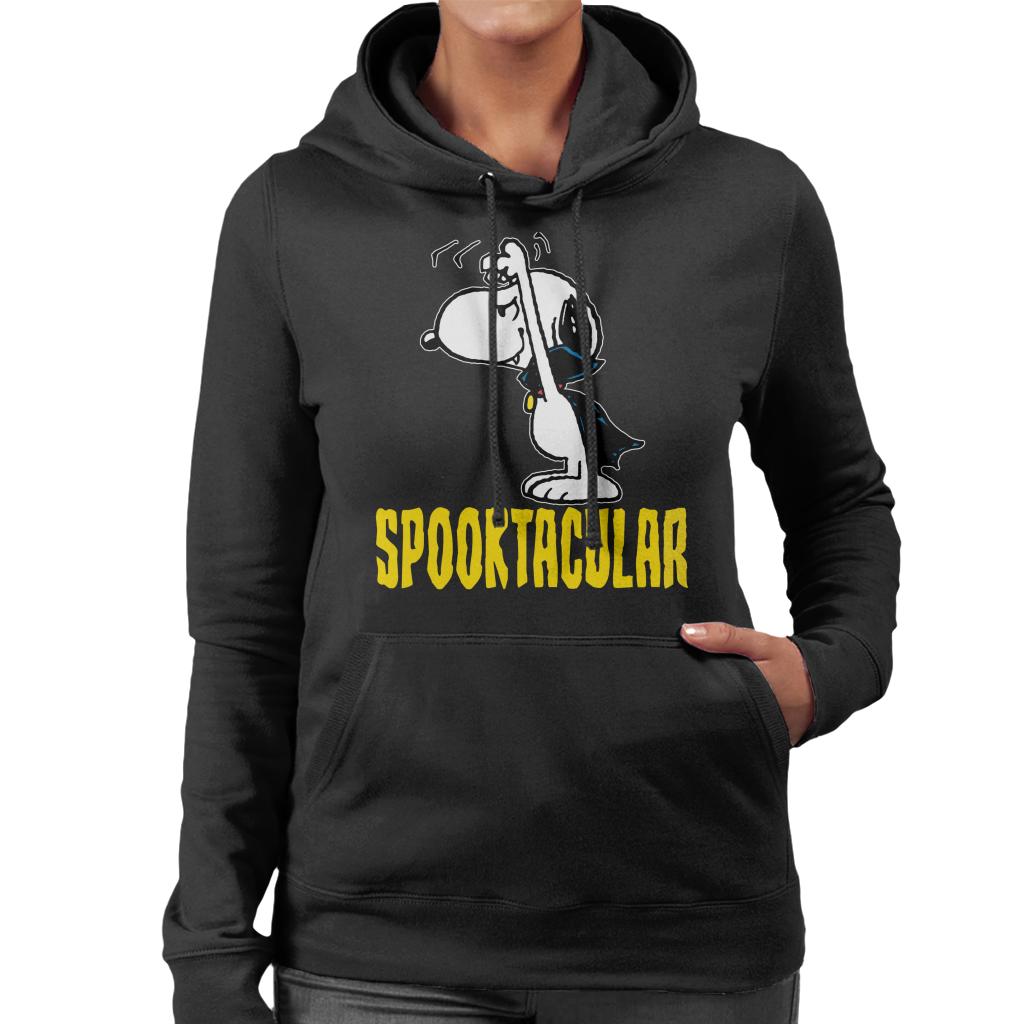 Peanuts-Spooktacular-Halloween-Snoopy-Womens-Hooded-Sweatshirt