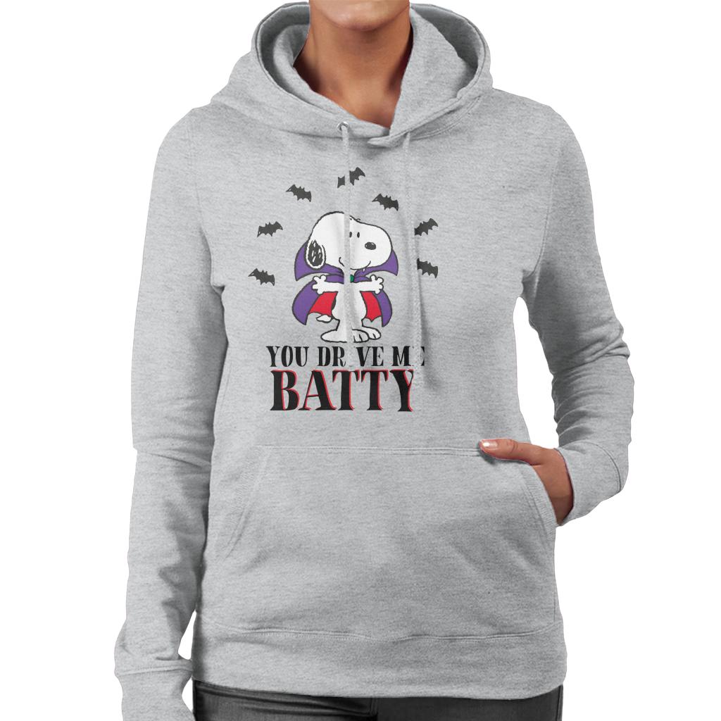 Peanuts-You-Drive-Me-Batty-Halloween-Snoopy-Womens-Hooded-Sweatshirt