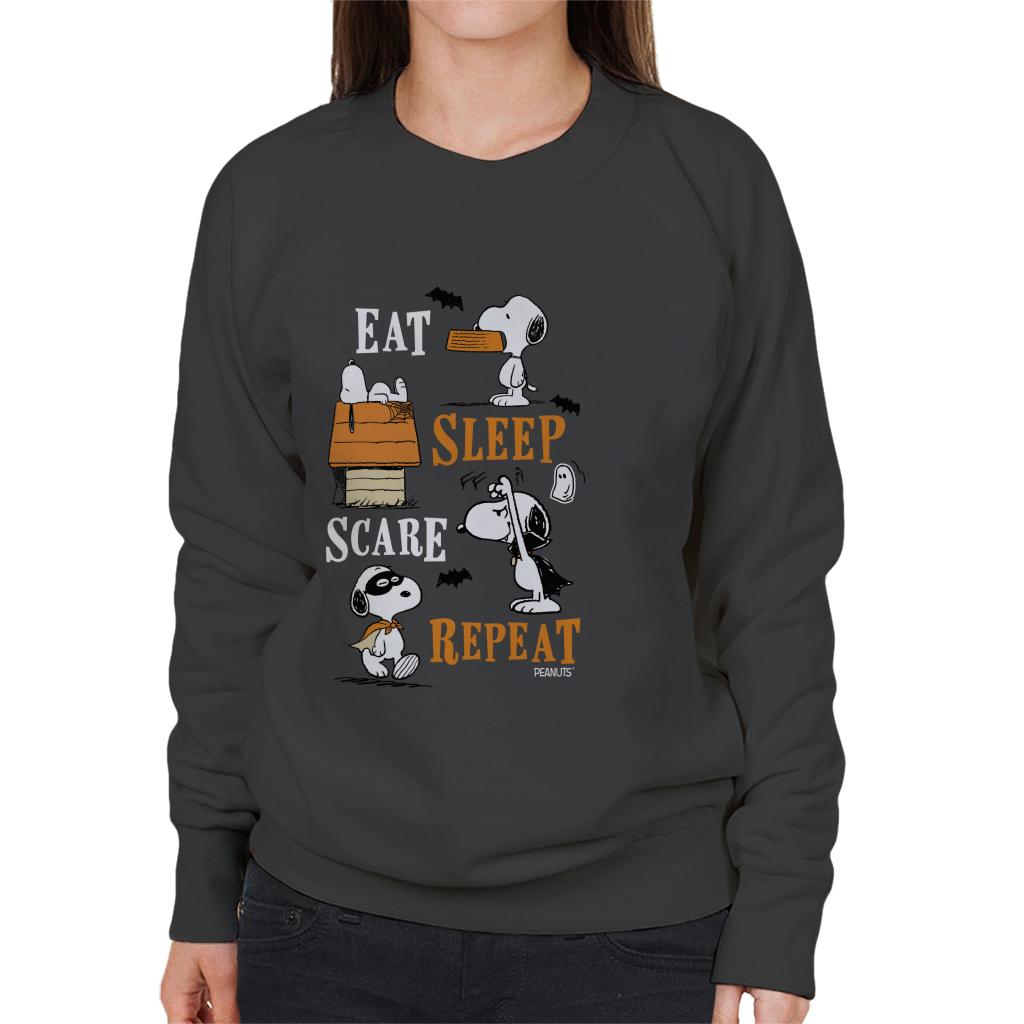 Peanuts-Eat-Sleep-Scare-Repeat-Halloween-Womens-Sweatshirt