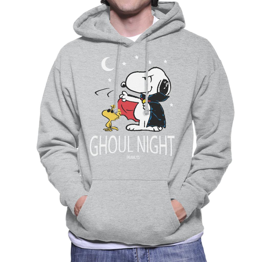 Peanuts-Ghoul-Night-Snoopy-&-Woodstock-Mens-Hooded-Sweatshirt