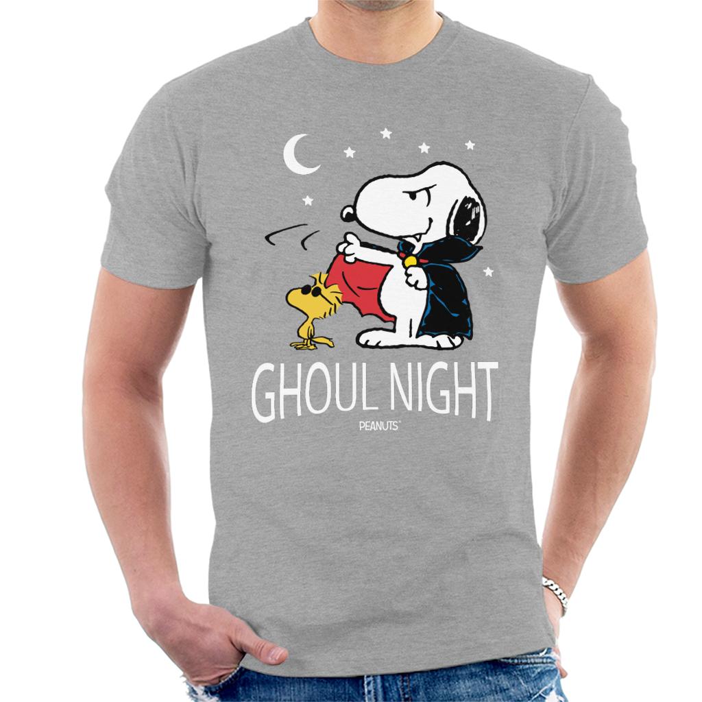 Peanuts-Ghoul-Night-Snoopy-&-Woodstock-Mens-T-Shirt