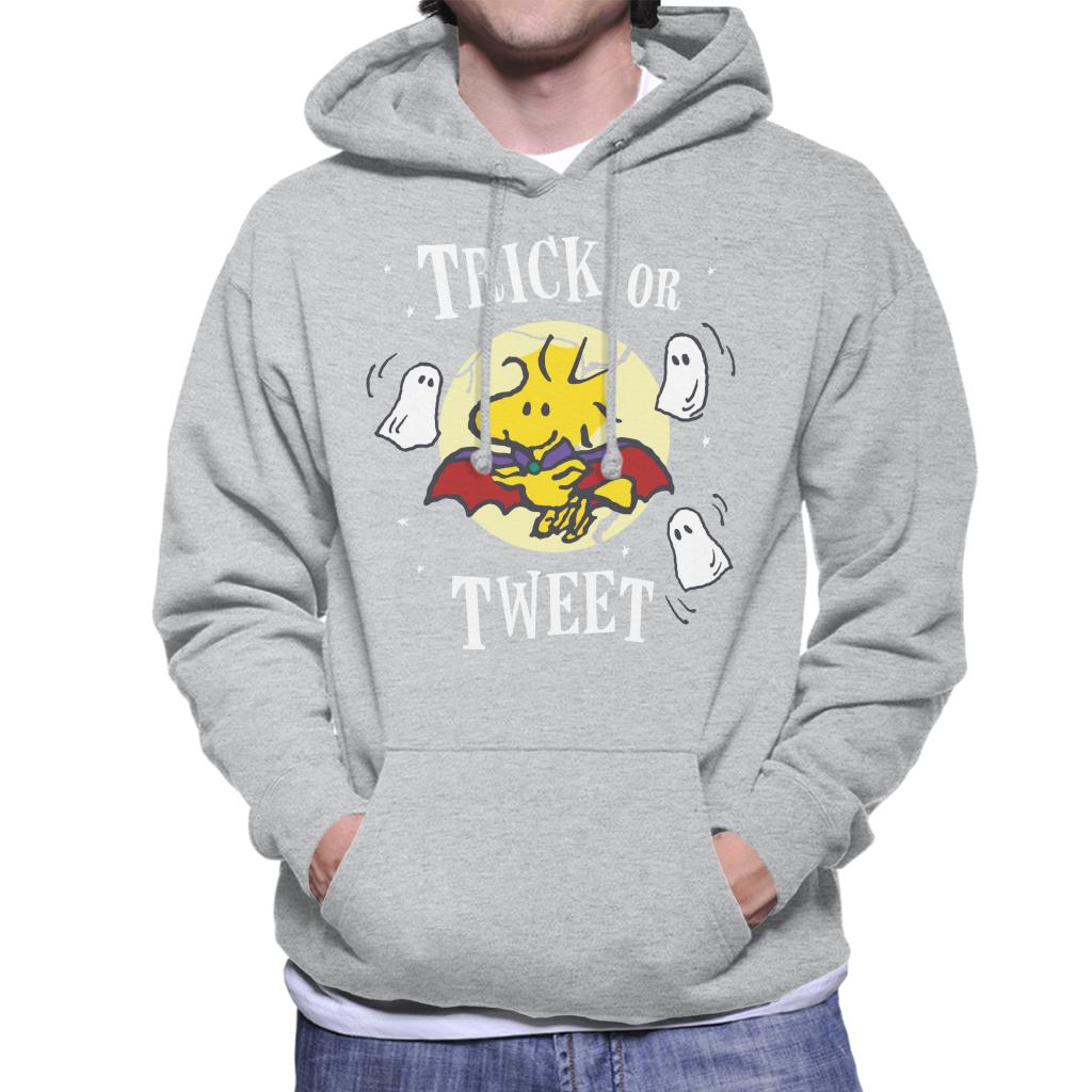 Peanuts-Halloween-Trick-Or-Tweet-Woodstock-Mens-Hooded-Sweatshirt