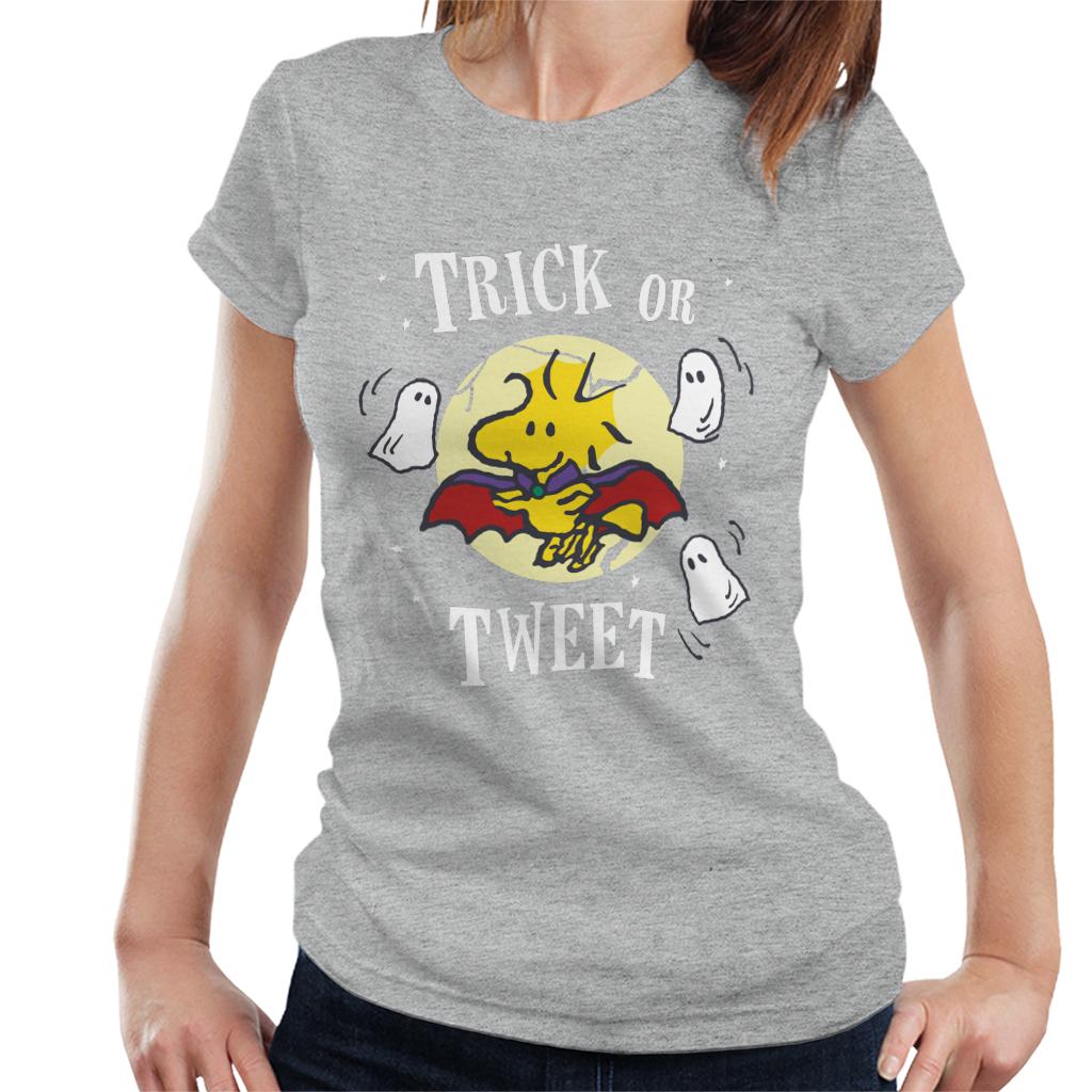 Peanuts-Halloween-Trick-Or-Tweet-Woodstock-Womens-T-Shirt