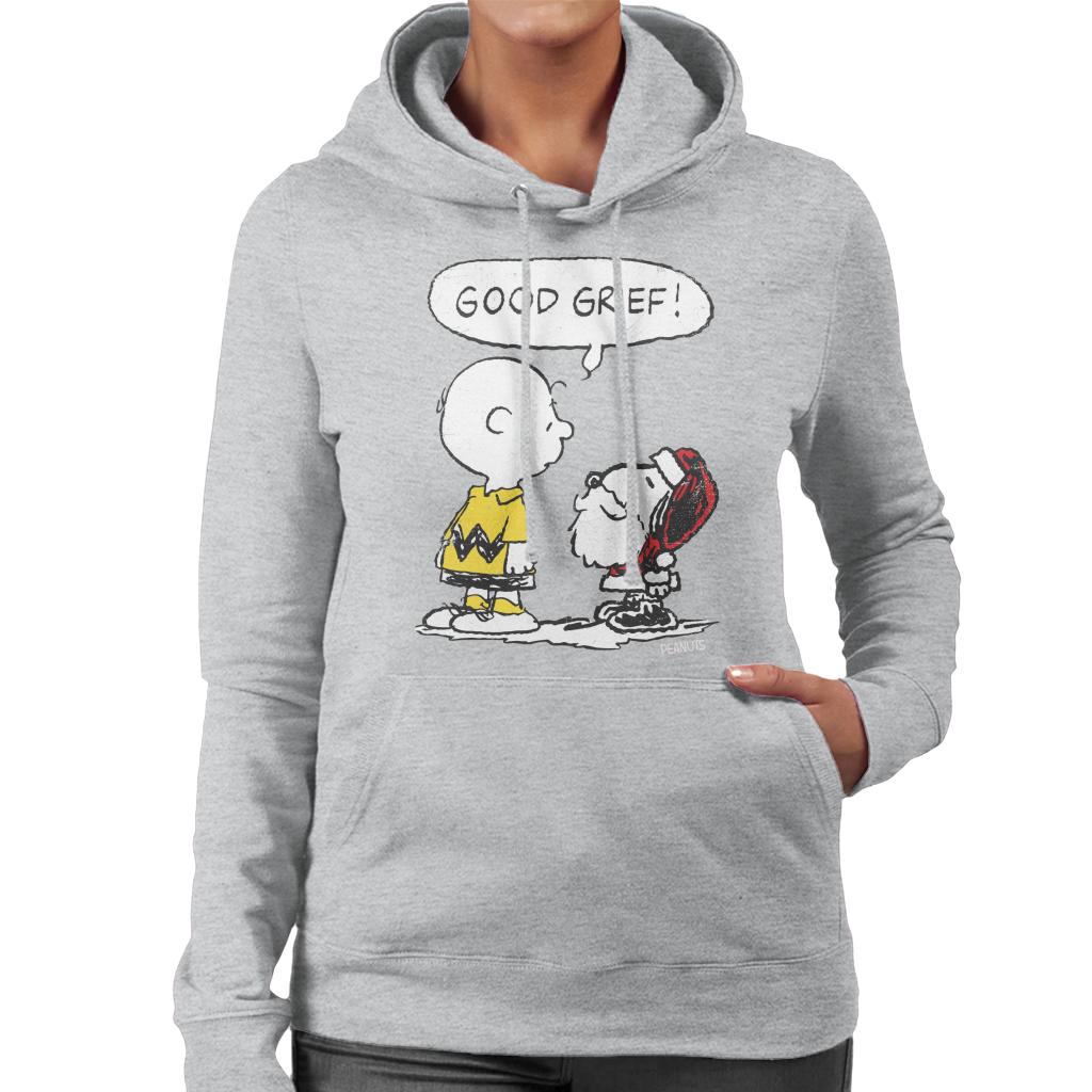 Peanuts-Christmas-Good-Grief-Santa-Snoopy-Womens-Hooded-Sweatshirt