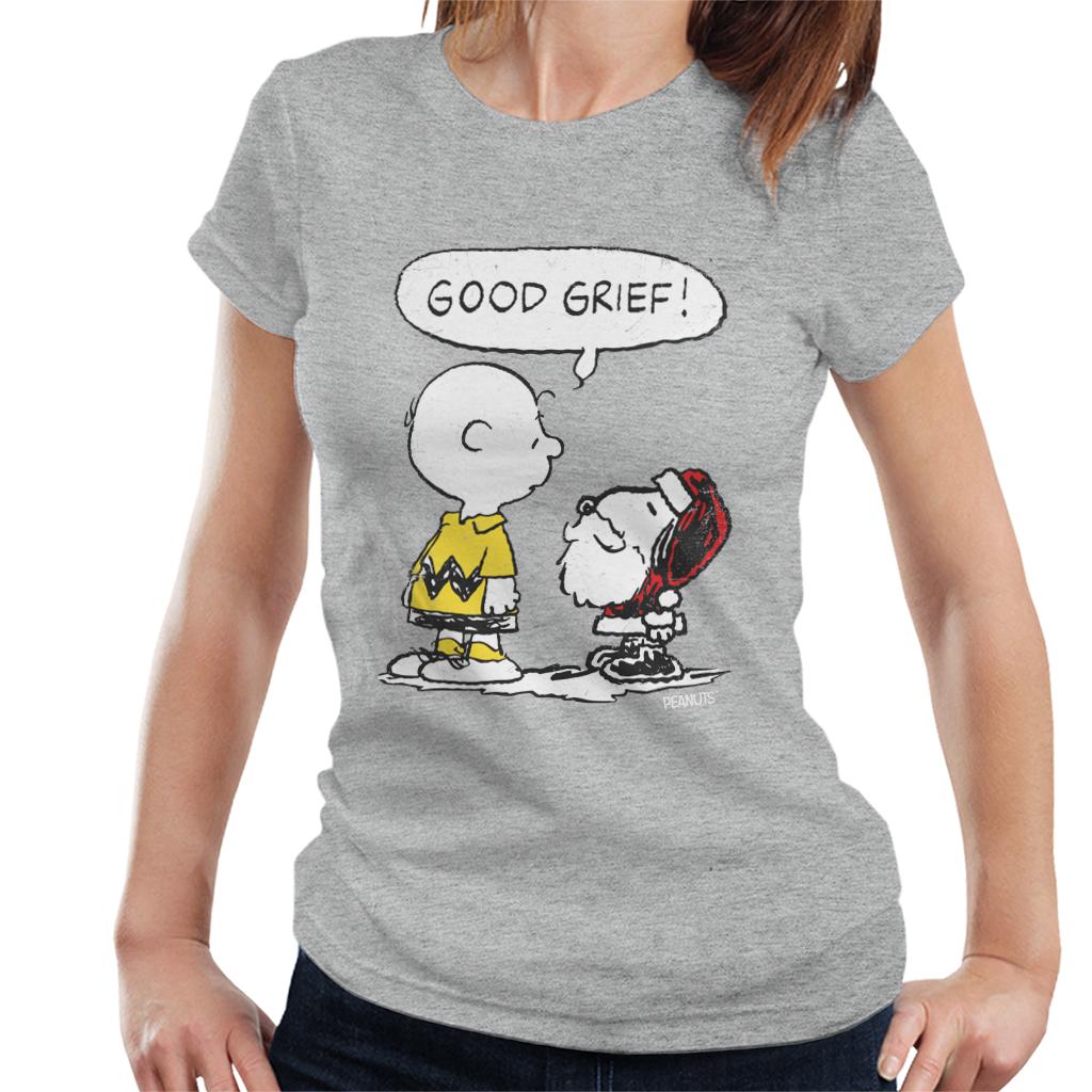 Peanuts-Christmas-Good-Grief-Santa-Snoopy-Womens-T-Shirt