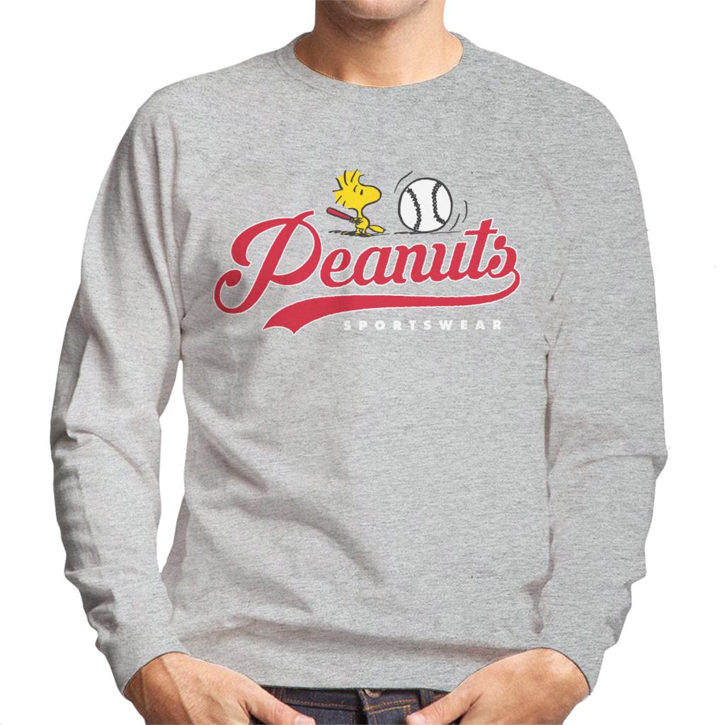 Peanuts-Baseball-Woodstock-Mens-Sweatshirt