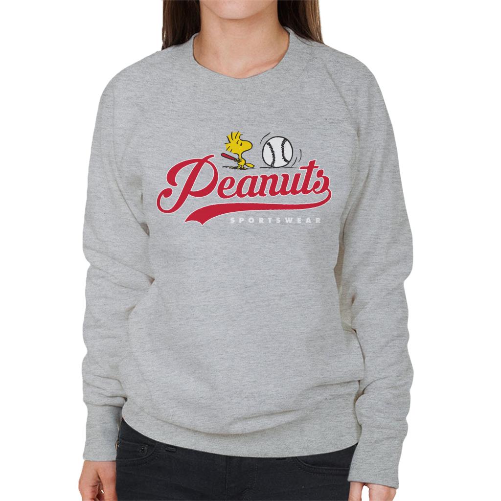 Peanuts-Baseball-Woodstock-Womens-Sweatshirt