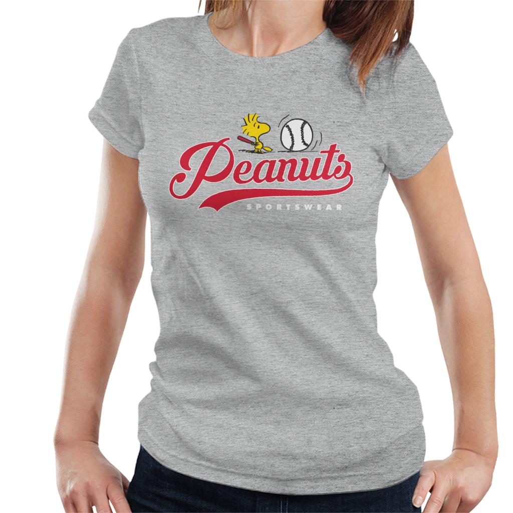 Peanuts-Baseball-Woodstock-Womens-T-Shirt