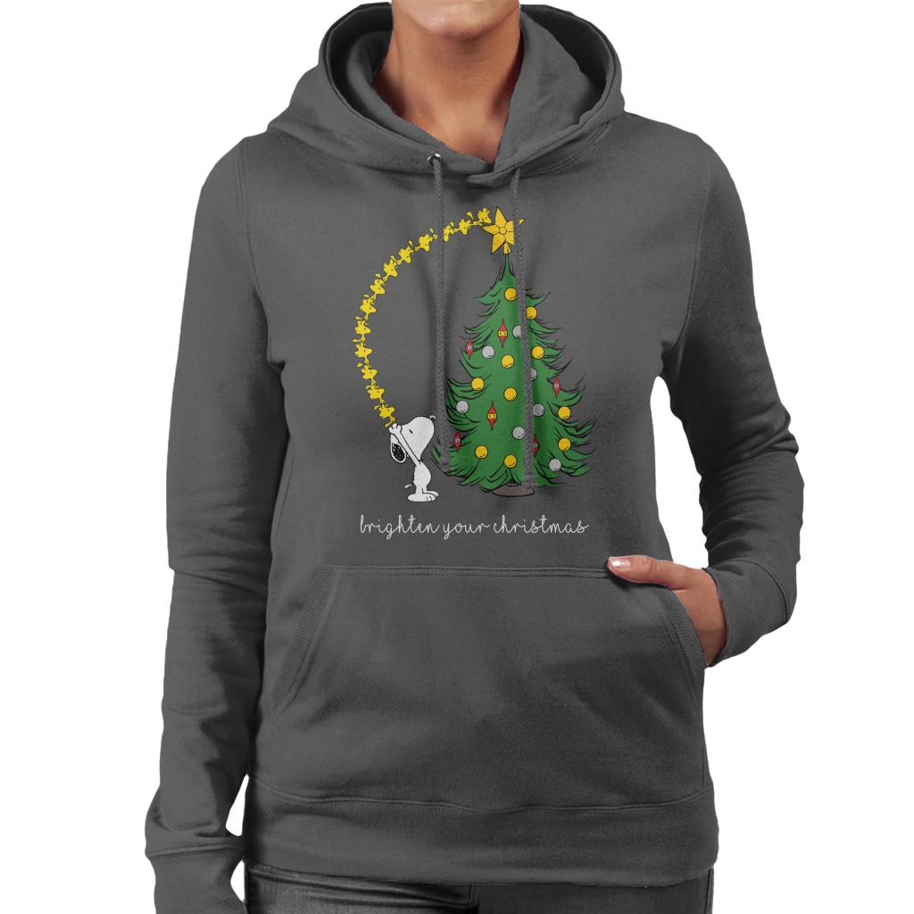 Peanuts-Snoopy-Woodstock-Brighten-Your-Christmas-Womens-Hooded-Sweatshirt