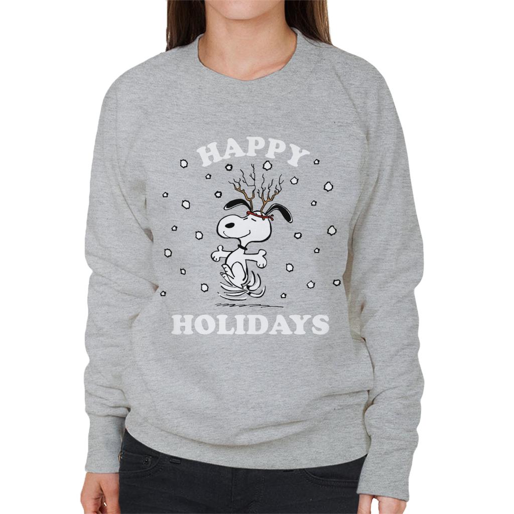 Peanuts-Christmas-Happy-Holidays-Snoopy-Womens-Sweatshirt