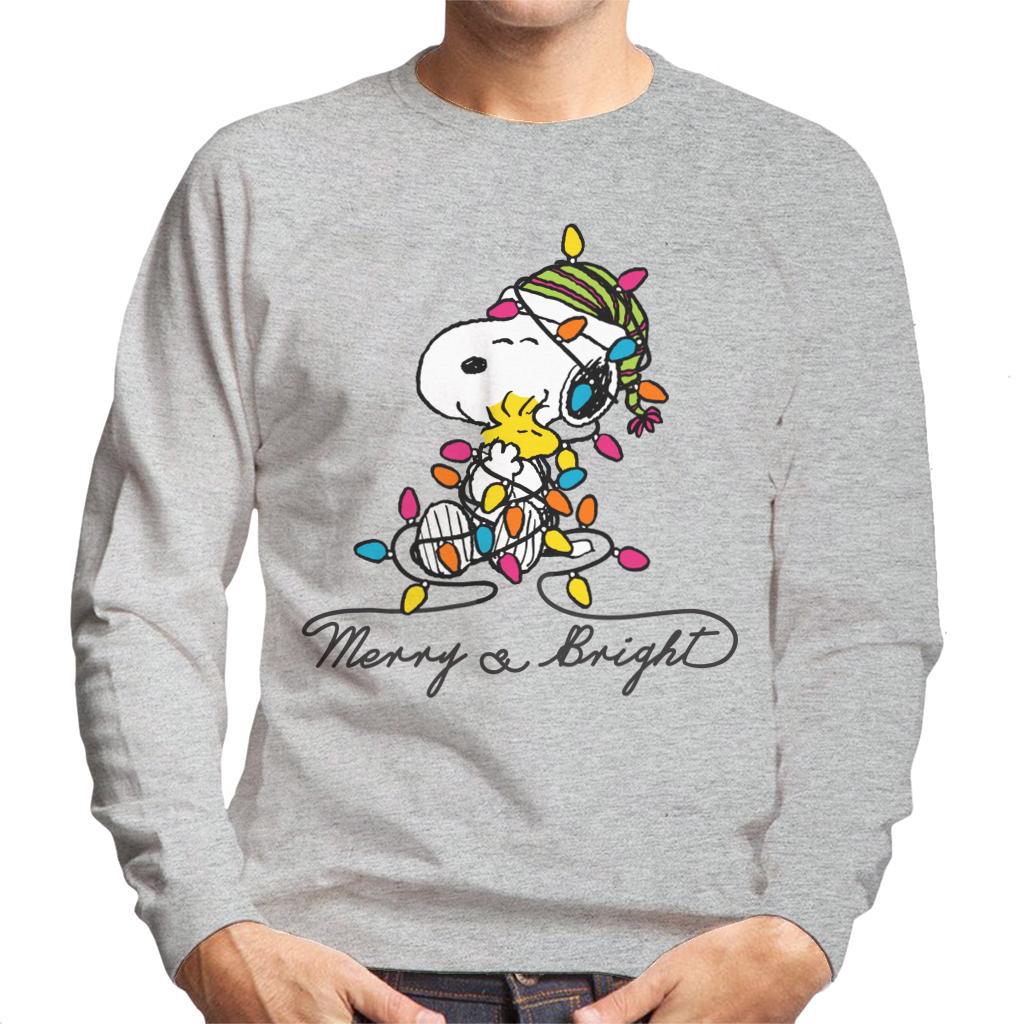 Peanuts-Merry-And-Bright-Snoopy-Christmas-Mens-Sweatshirt