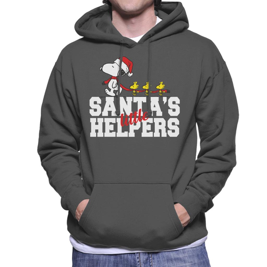 Peanuts-Snoopy-Woodstock-Santas-Little-Helpers-Mens-Hooded-Sweatshirt