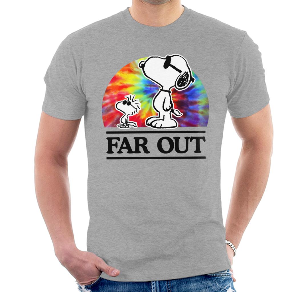 Peanuts-Far-Out-Snoopy-&-Woodstock-Mens-T-Shirt