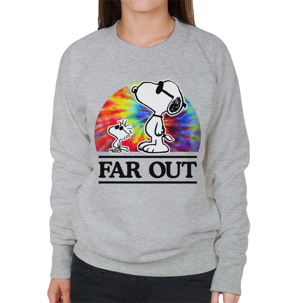 Peanuts-Far-Out-Snoopy-&-Woodstock-Womens-Sweatshirt