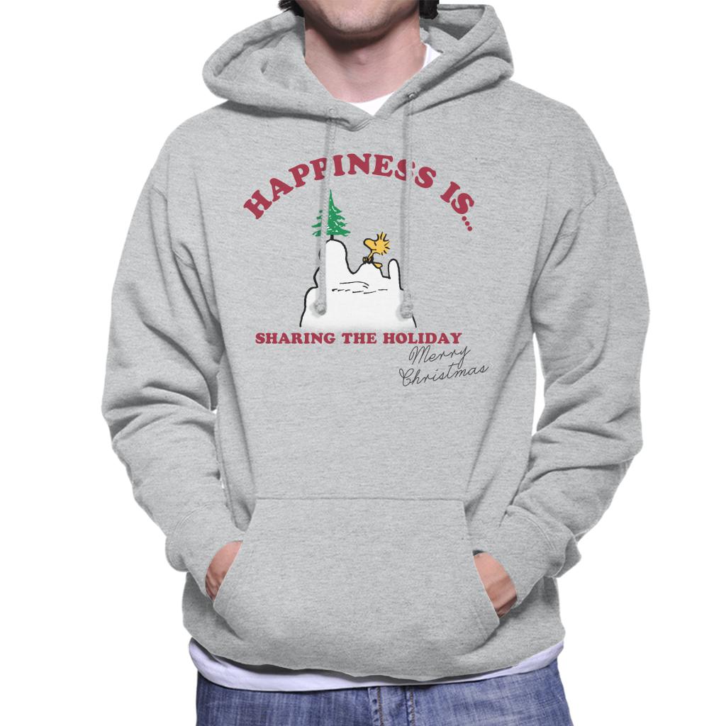 Peanuts-Happiness-Is-Sharing-The-Holiday-Mens-Hooded-Sweatshirt