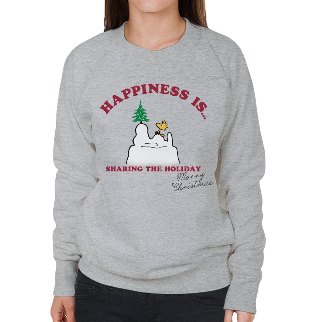 Peanuts-Happiness-Is-Sharing-The-Holiday-Womens-Sweatshirt