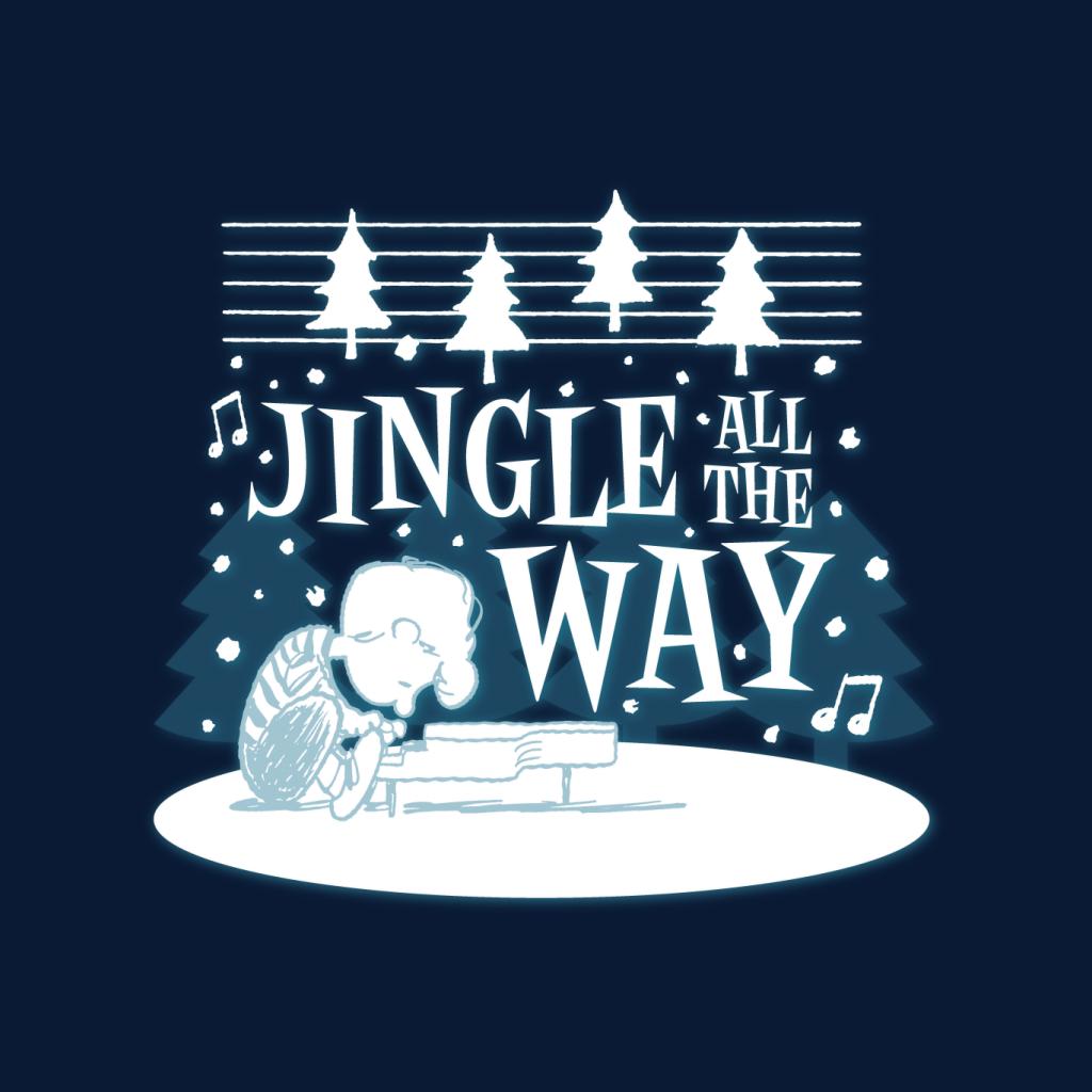 Peanuts Schroeder Playing Jingle Bells On Piano Women's T-Shirt-ALL + EVERY