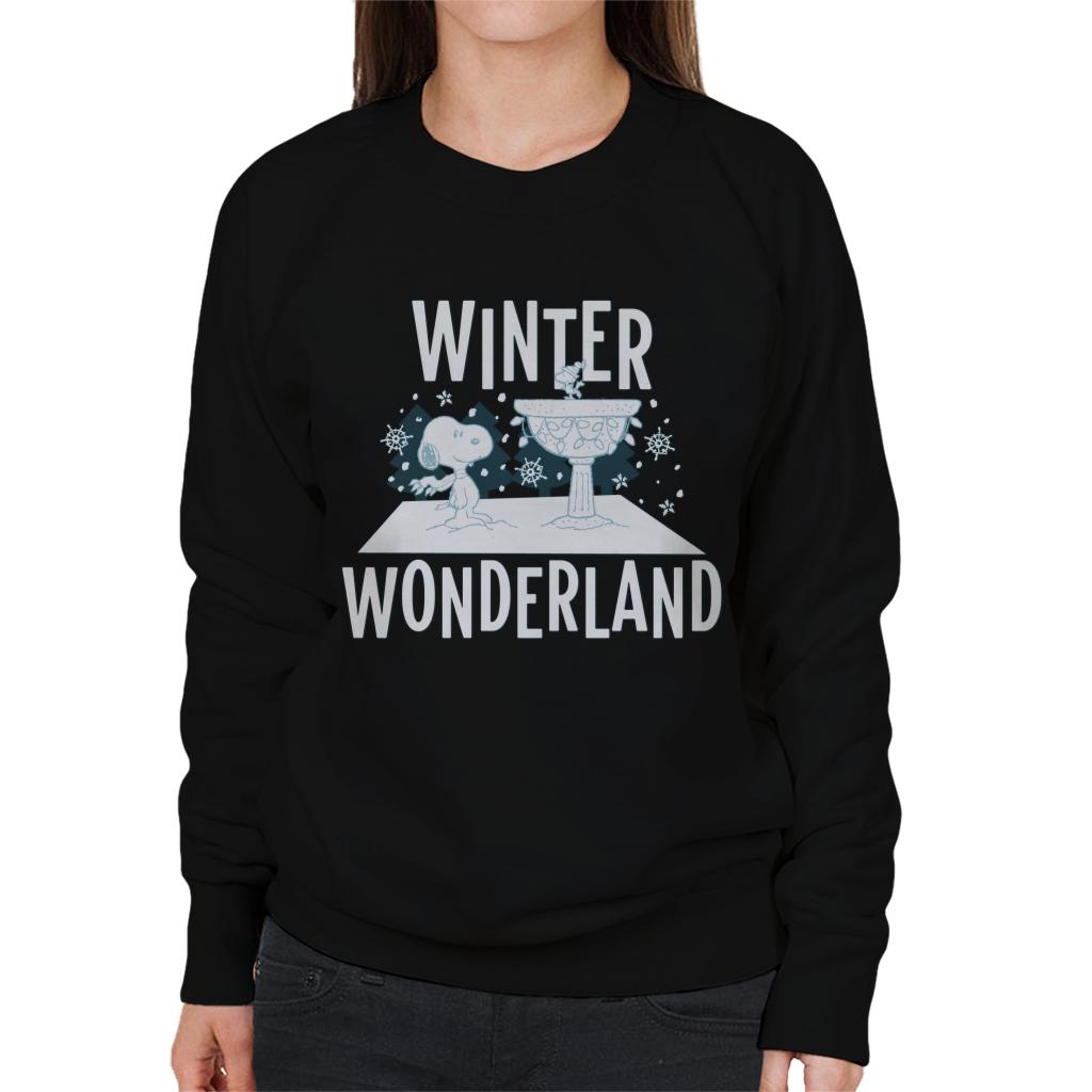 Peanuts-Snoopy-Woodstock-Winter-Wonderland-Womens-Sweatshirt