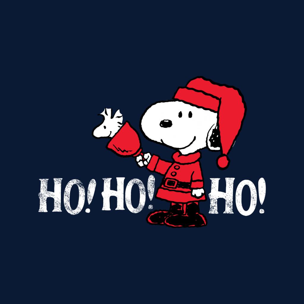 Peanuts Snoopy In A Santa Suit Ho Ho Ho Women's Sweatshirt-ALL + EVERY