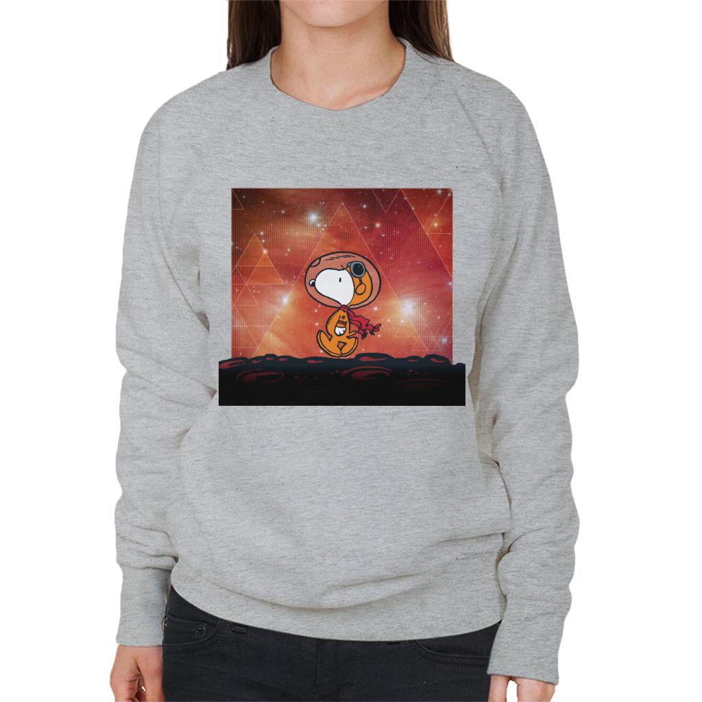 Peanuts-Snoopy-Astronaut-On-Mars-Womens-Sweatshirt