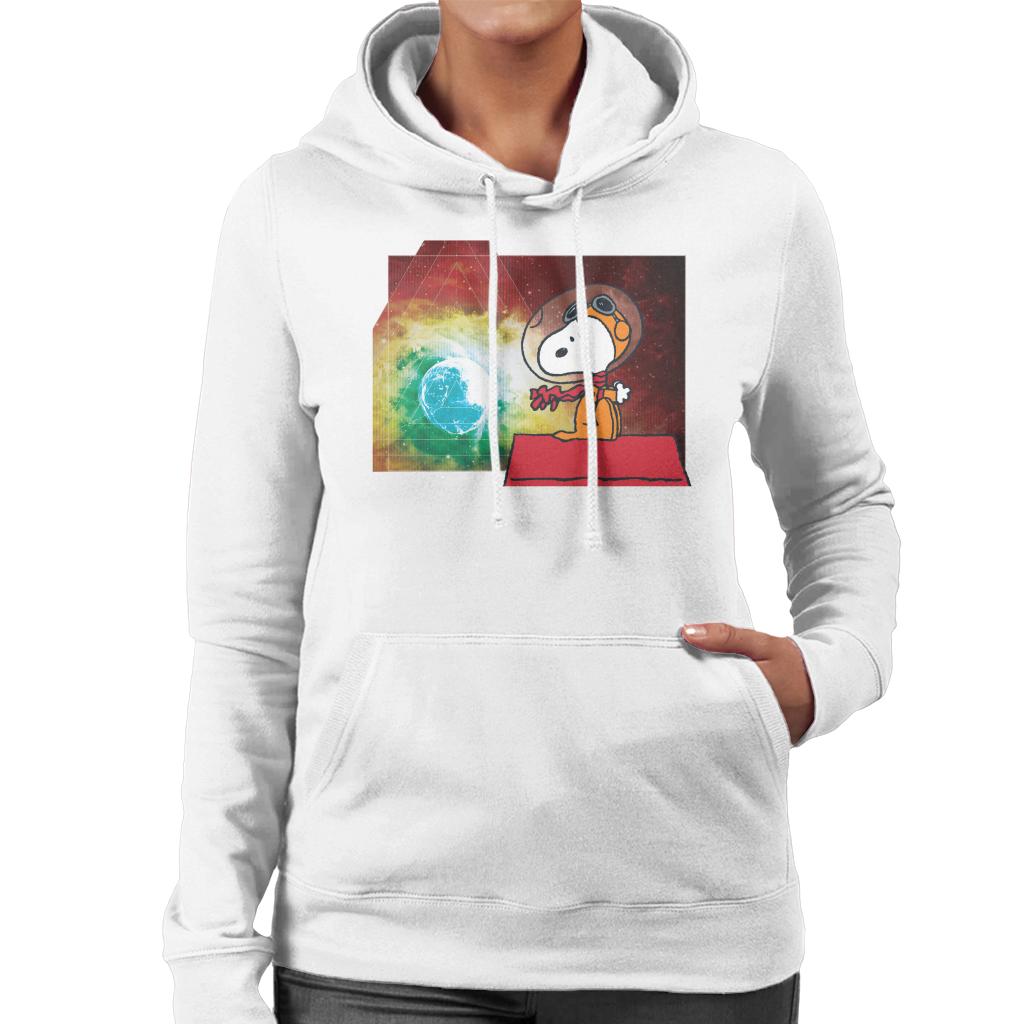 Peanuts-Snoopy-Kennel-Ship-Overlooking-Earth-Womens-Hooded-Sweatshirt