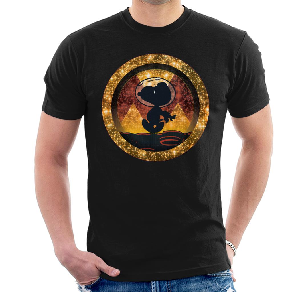 Peanuts-Snoopy-Planetary-Walk-Mens-T-Shirt