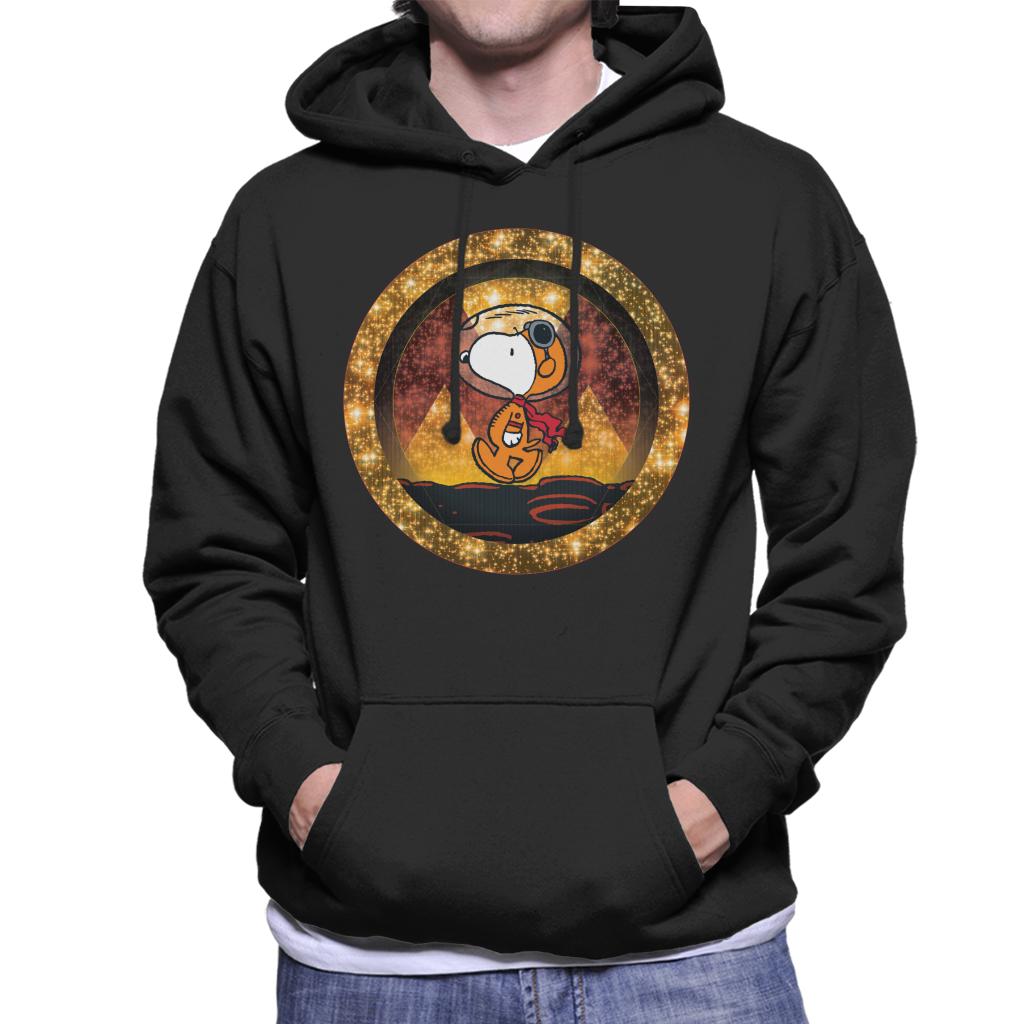 Peanuts-Snoopy-Walking-Through-Intergalactic-Stars-Mens-Hooded-Sweatshirt