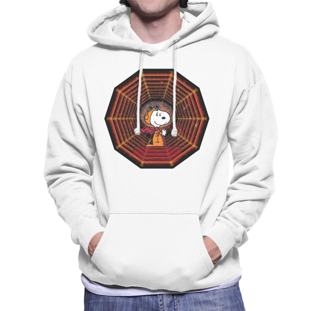 Peanuts-Snoopy-Kennel-Ship-Travel-Across-Spacetime-Mens-Hooded-Sweatshirt