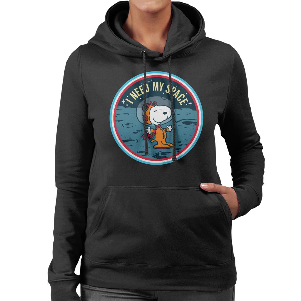 Peanuts-Snoopy-On-The-Moon-I-Need-My-Space-Womens-Hooded-Sweatshirt