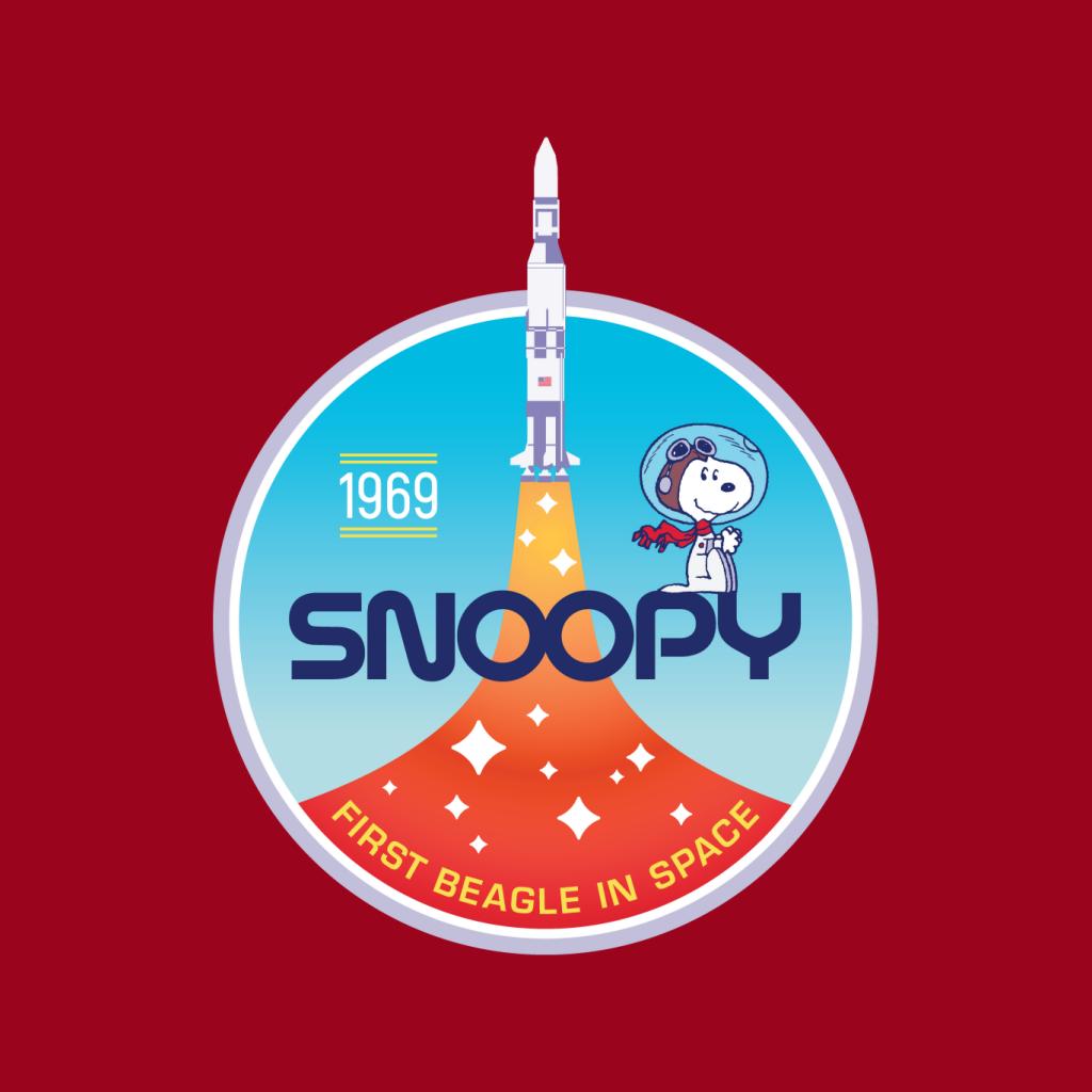 Peanuts Snoopy Rocket Take Off Women's T-Shirt-ALL + EVERY