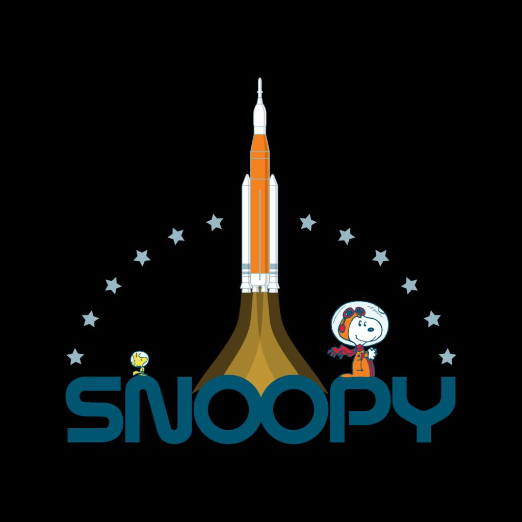 Peanuts Snoopy Woodstock Star Rocket Women's T-Shirt-ALL + EVERY