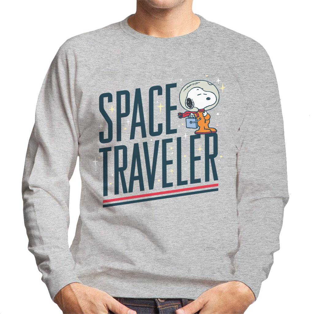 Peanuts Snoopy Space Traveler Men's Sweatshirt-ALL + EVERY