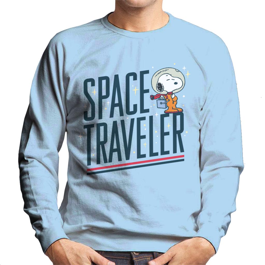 Peanuts Snoopy Space Traveler Men's Sweatshirt-ALL + EVERY