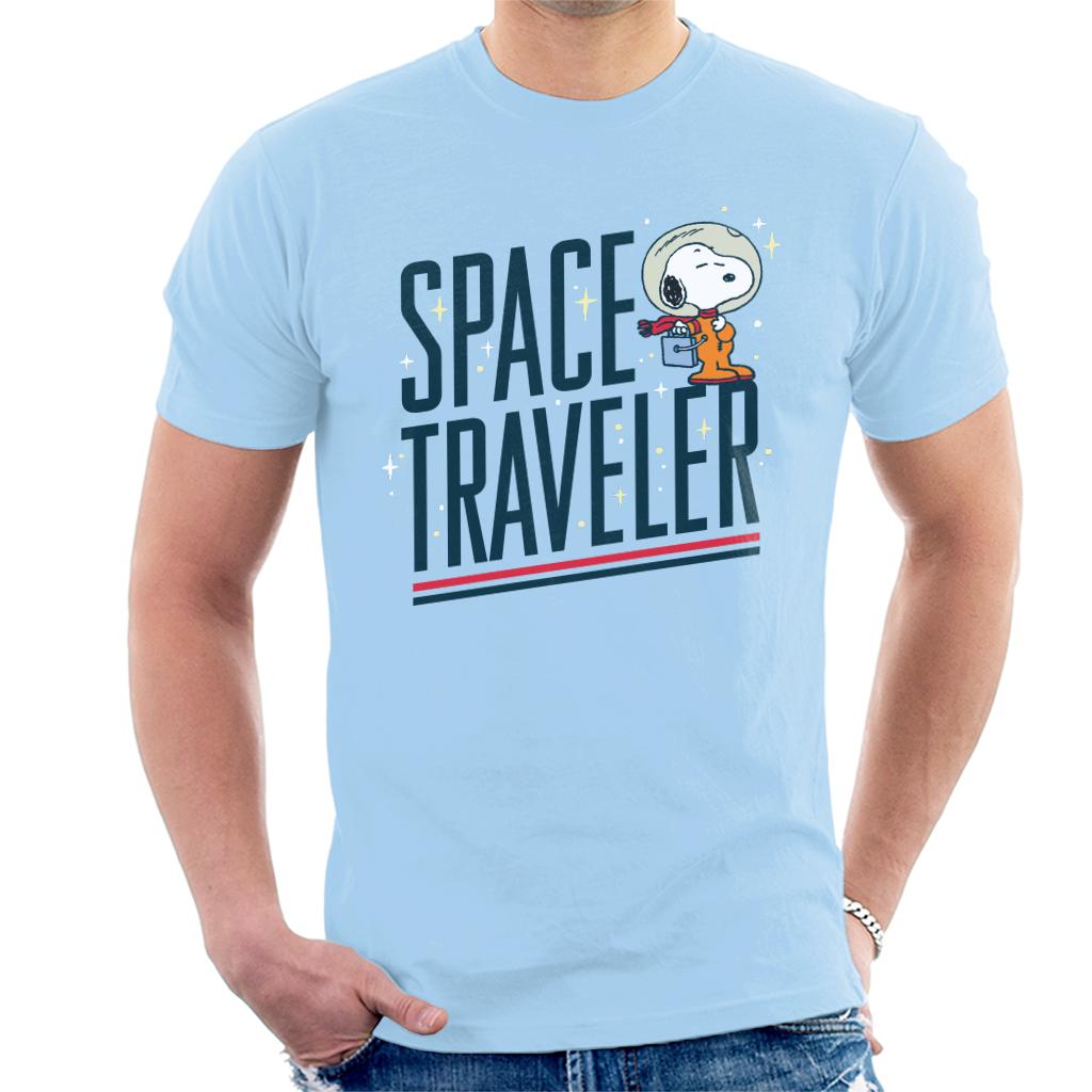 Peanuts Snoopy Space Traveler Men's T-Shirt-ALL + EVERY