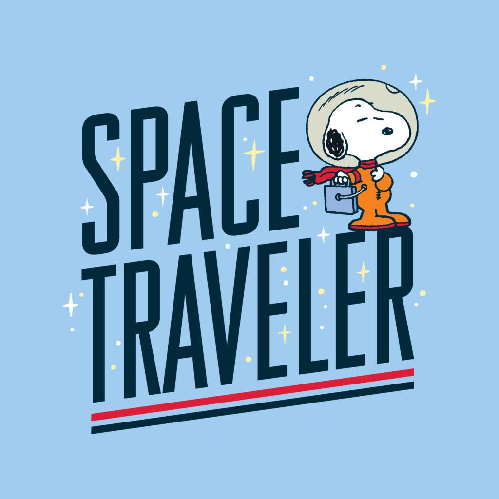 Peanuts Snoopy Space Traveler Men's T-Shirt-ALL + EVERY