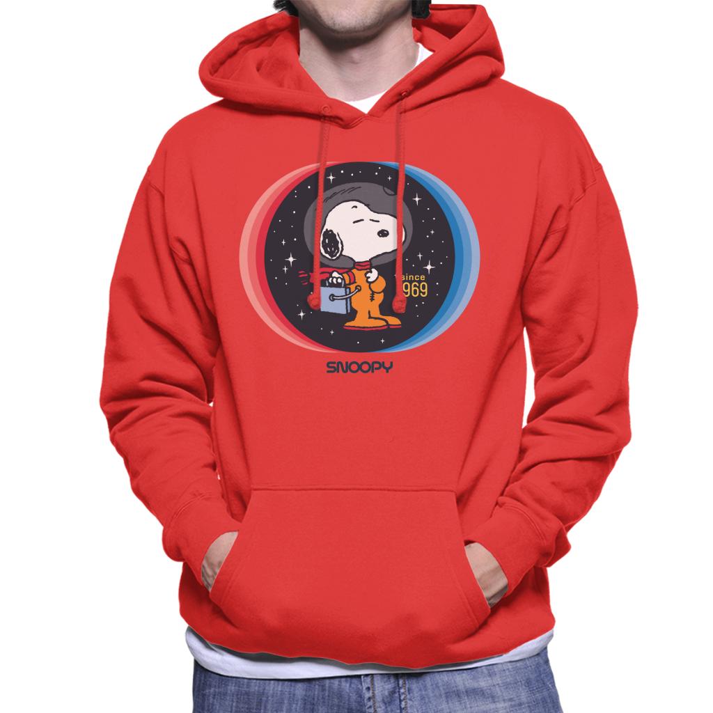 Peanuts Snoopy Space Explorer Since 1969 Men's Hooded Sweatshirt-ALL + EVERY