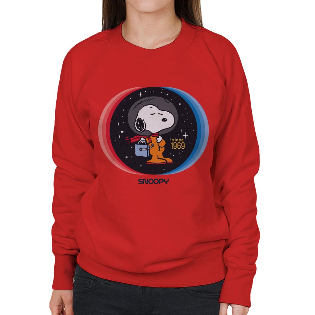 Peanuts Snoopy Space Explorer Since 1969 Women's Sweatshirt-ALL + EVERY