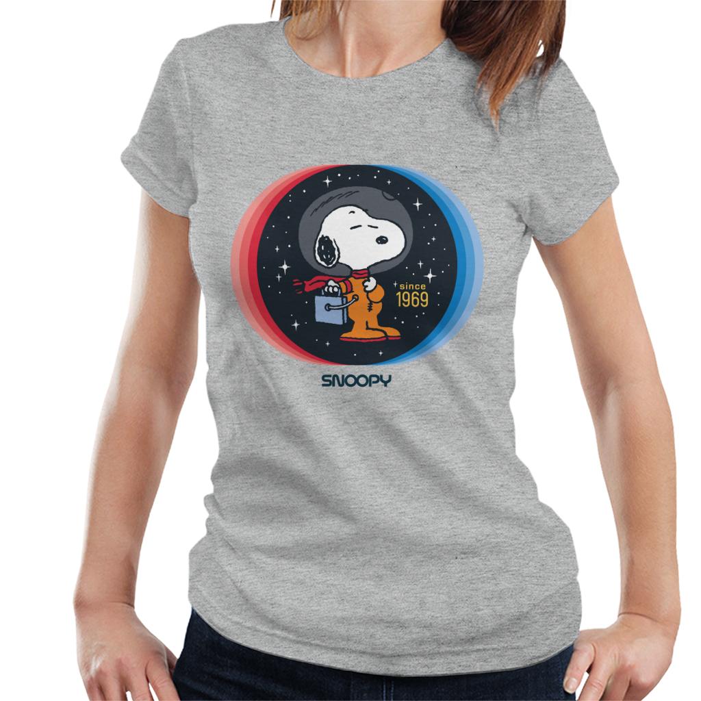 Peanuts Snoopy Space Explorer Since 1969 Women's T-Shirt-ALL + EVERY