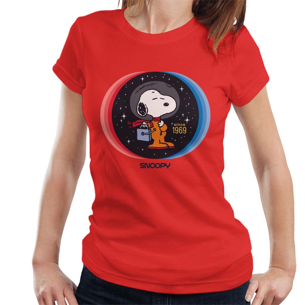 Peanuts Snoopy Space Explorer Since 1969 Women's T-Shirt-ALL + EVERY
