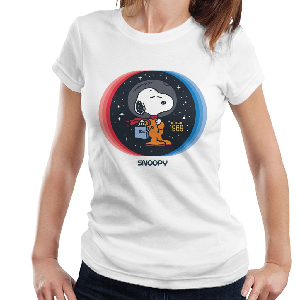 Peanuts Snoopy Space Explorer Since 1969 Women's T-Shirt-ALL + EVERY