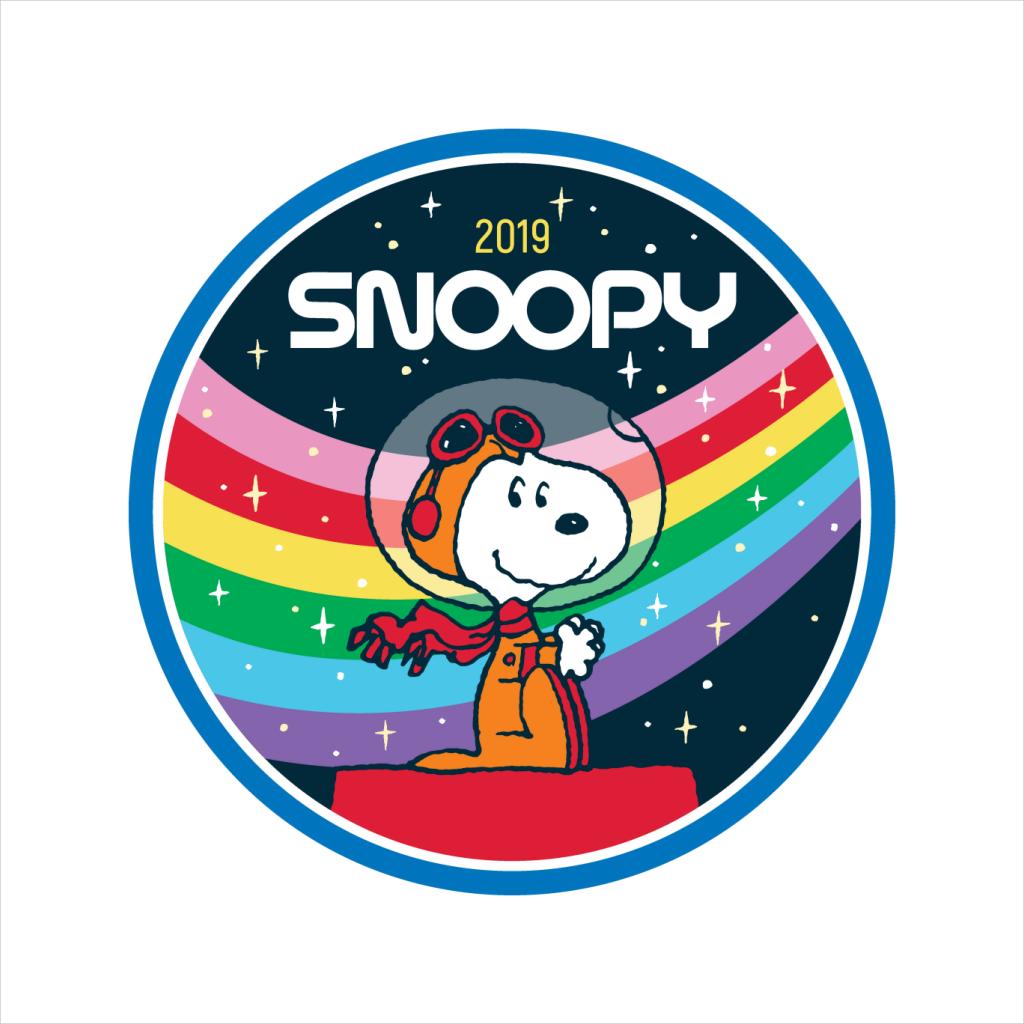 Peanuts Snoopy Starry Rainbow Moon Kennel Ship Men's Sweatshirt-ALL + EVERY