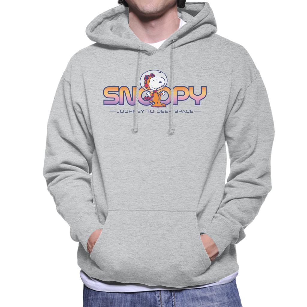 Peanuts Snoopy Journey To Deep Space Men's Hooded Sweatshirt-ALL + EVERY