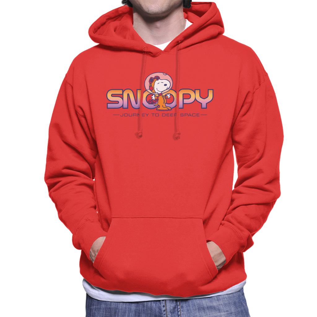 Peanuts Snoopy Journey To Deep Space Men's Hooded Sweatshirt-ALL + EVERY