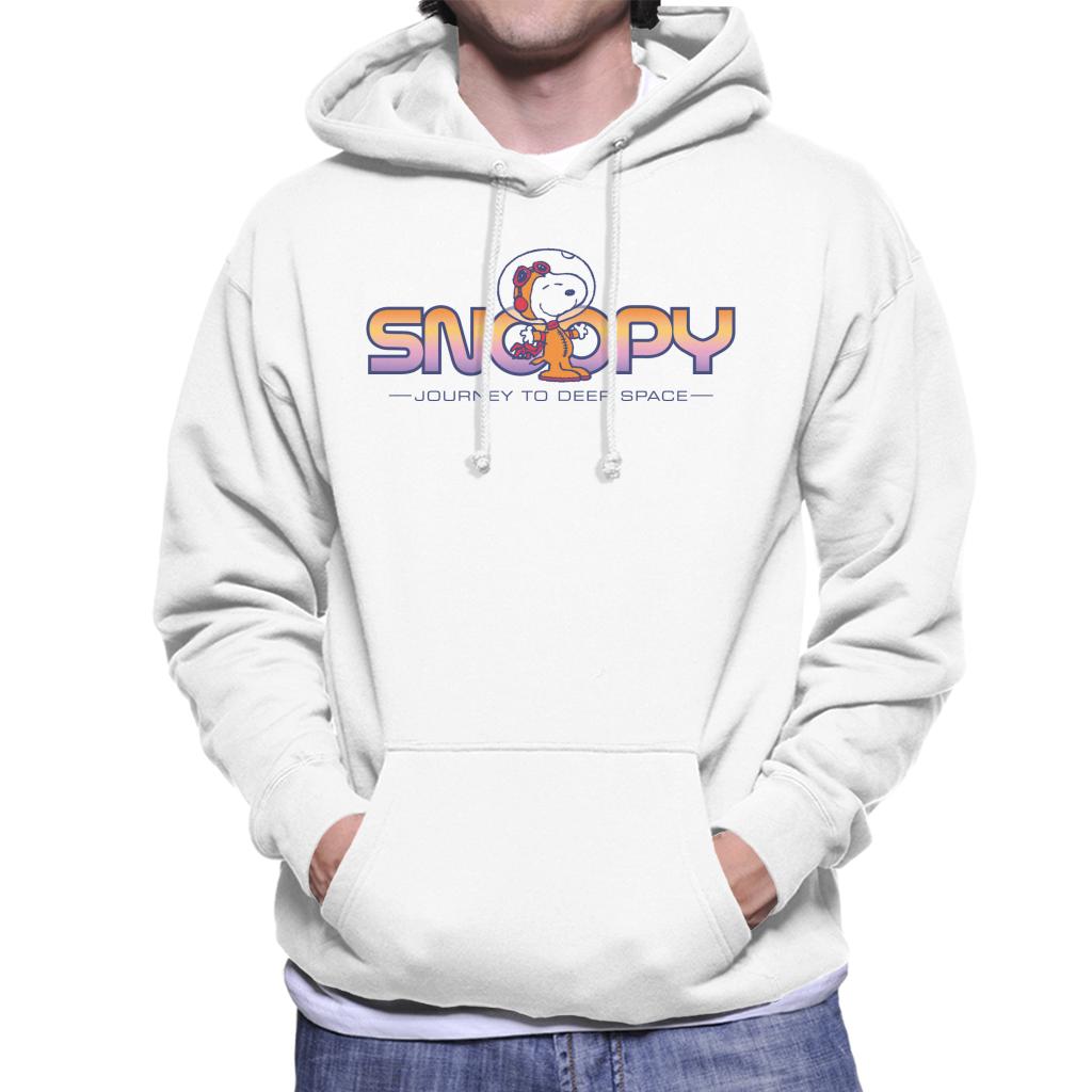 Peanuts Snoopy Journey To Deep Space Men's Hooded Sweatshirt-ALL + EVERY