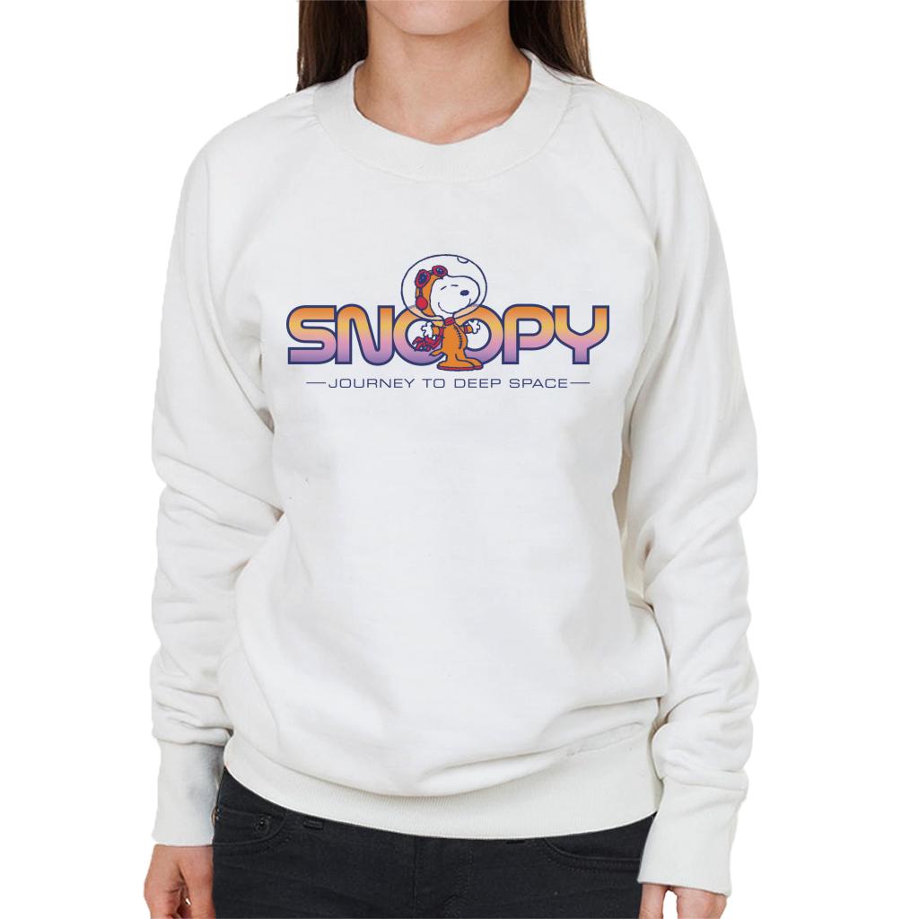 Peanuts Snoopy Journey To Deep Space Women's Sweatshirt-ALL + EVERY