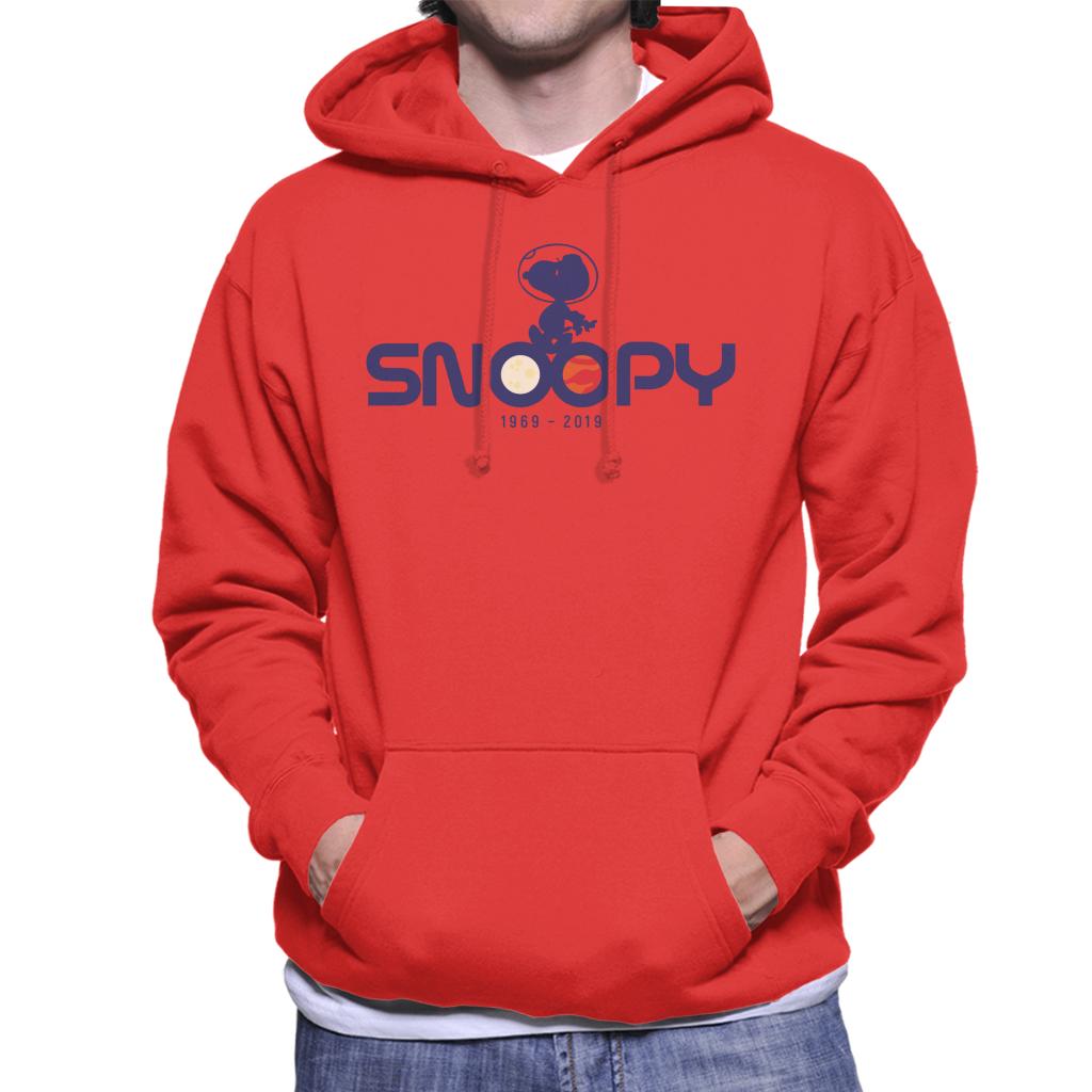 Peanuts Snoopy Space Exploration Men's Hooded Sweatshirt-ALL + EVERY